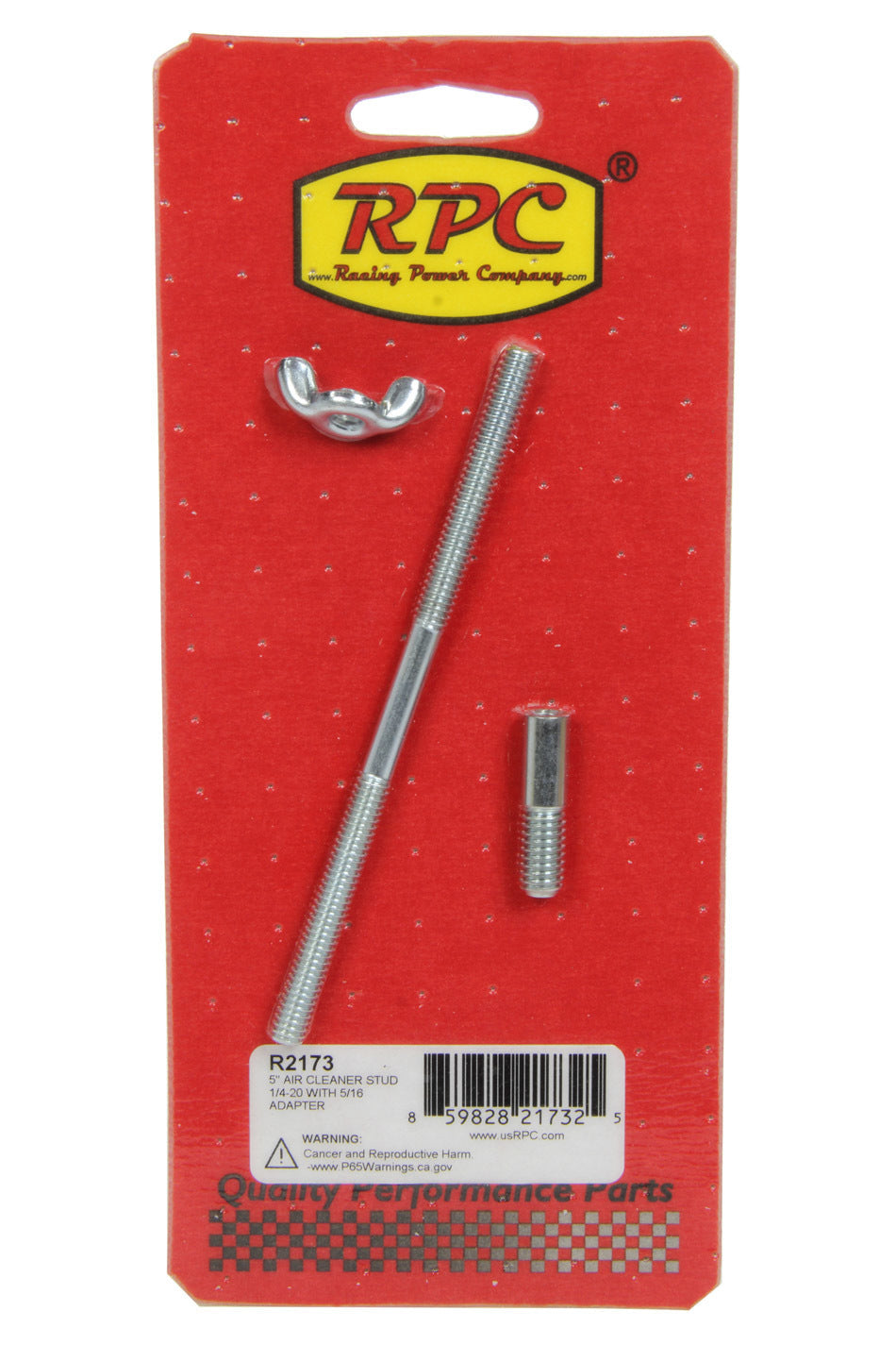 5In Air Cleaner Stud 1/ 4-20 With 5/16 Adapter - R2173