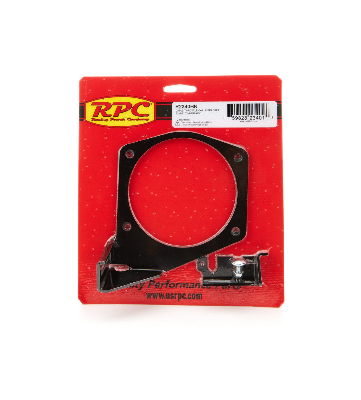LS Throttle Cable Brackt Black - R2340BK