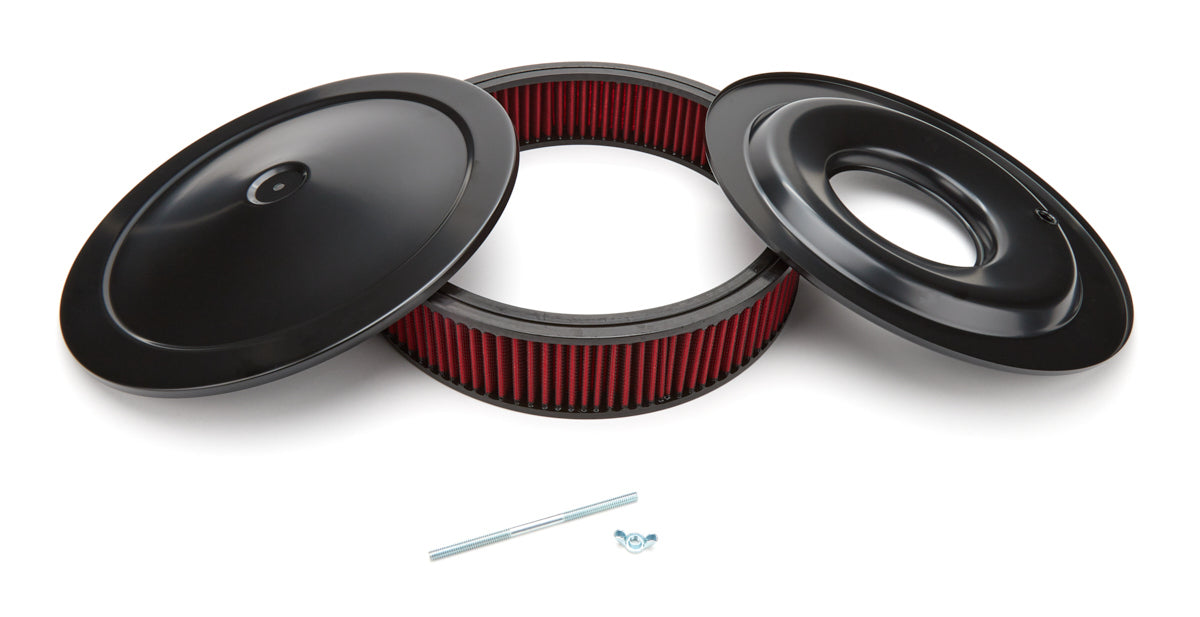 14inX3in Performance Sty le Air Cleaner Blk/Red - R2351
