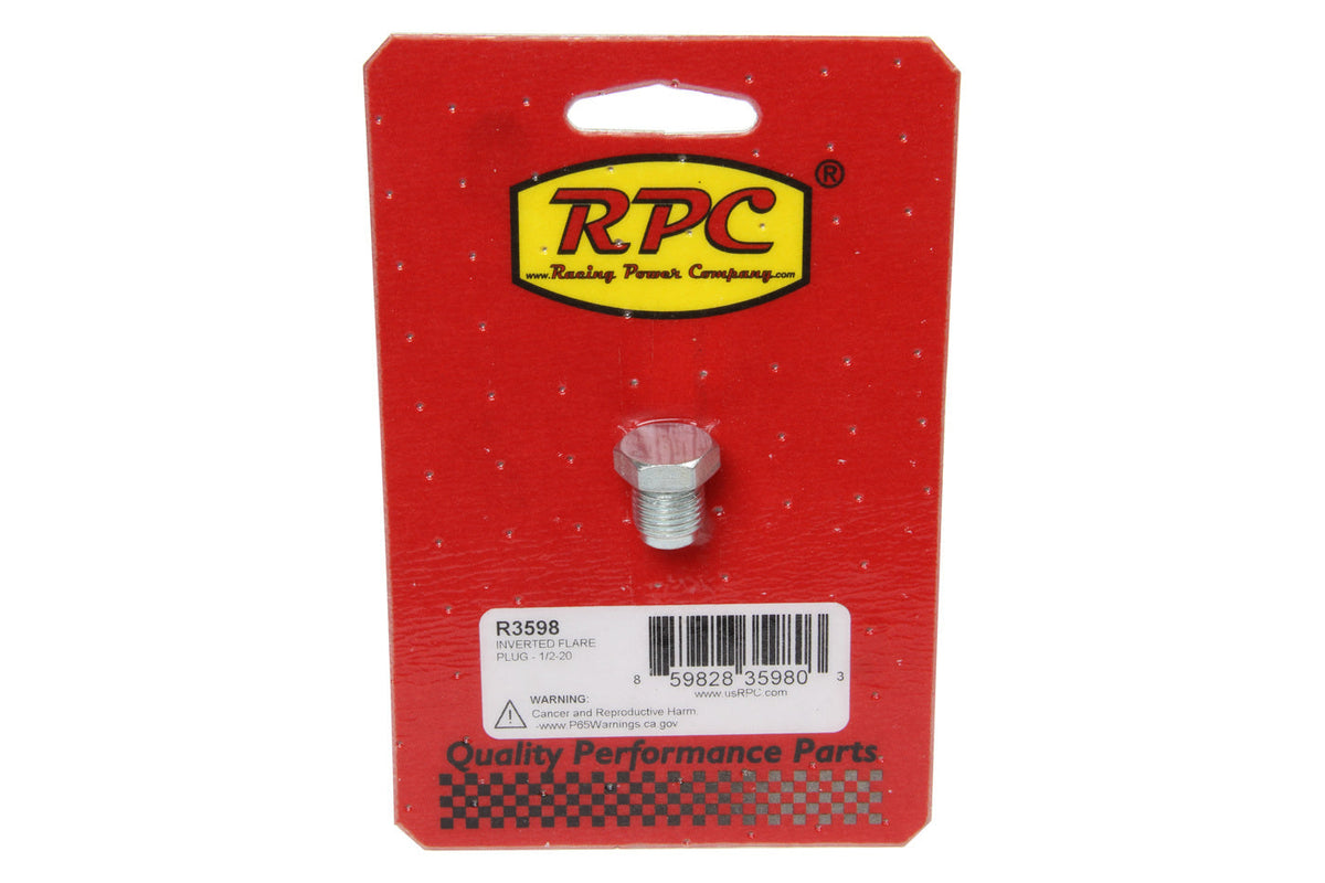 Inverted Flare Plug - 1/ 2-20 - R3598