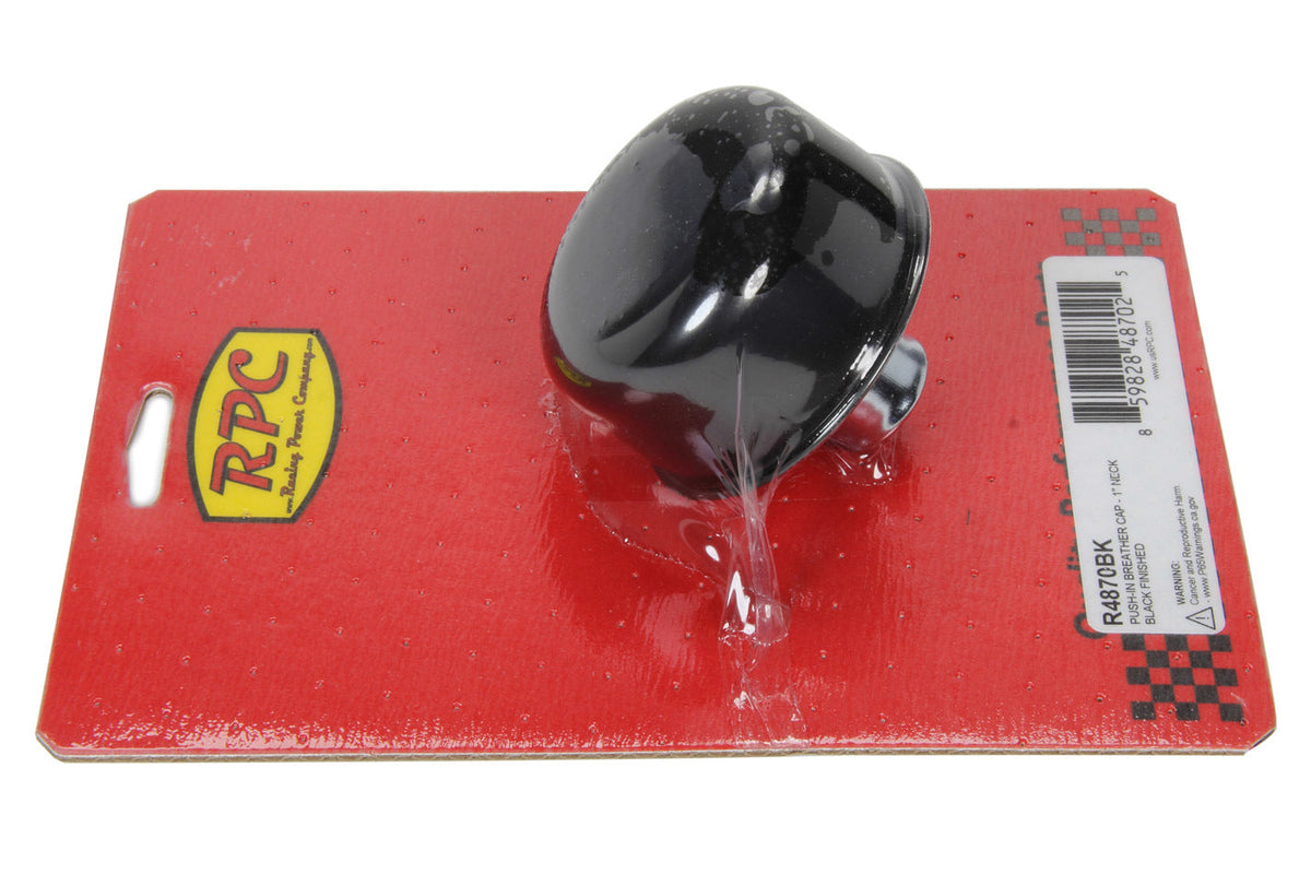 Push-In Breather Cap - Black Each - R4870BK