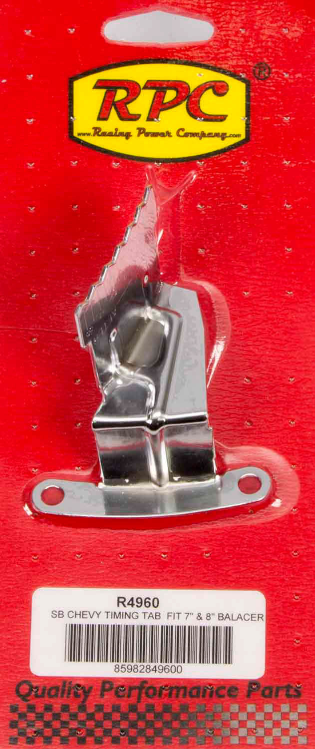 SBC Steel Timing Tab - R4960