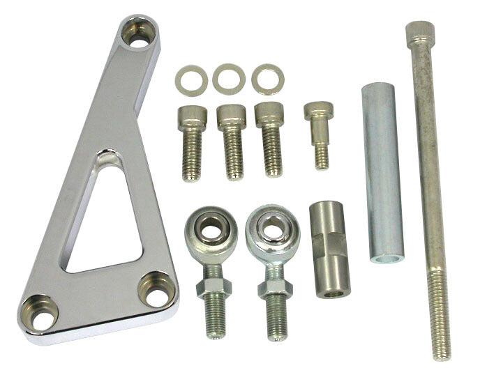 Chrome Alum SB Chevy Alternator Bracket Lwp - R6402