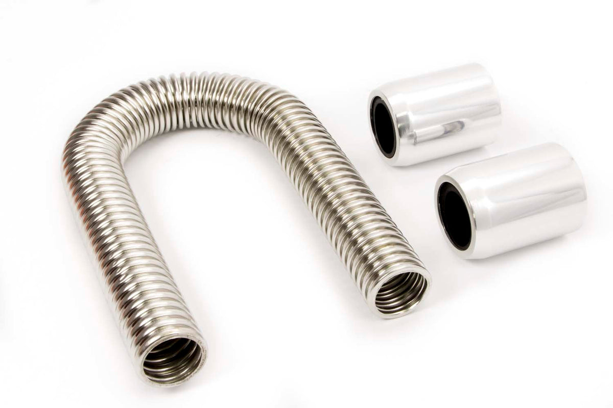 48in Stainless Hose Kit w/Polished Ends - R7310