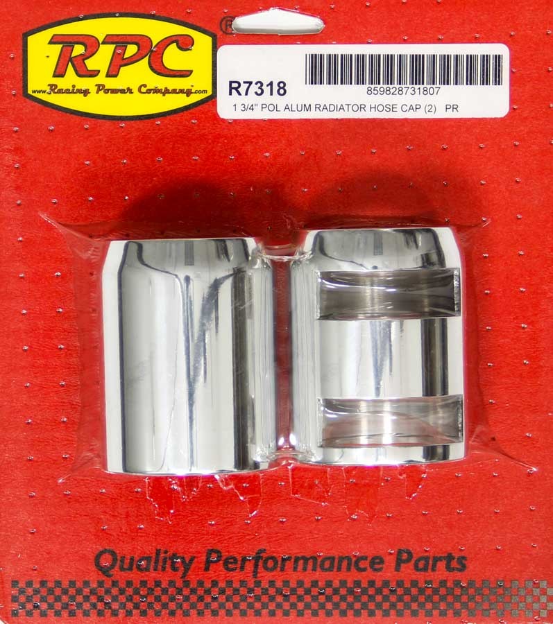 Polished Radiator Hose End Pair - R7318