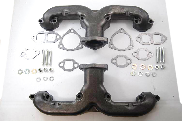 1955-57 GM Cast Iron Ram Horn Exhaust Manifold - R900