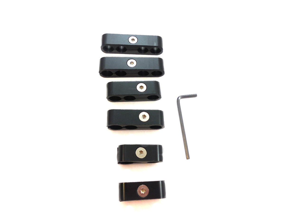 Billet Wire Separators R ace Style - Black - R9570BK