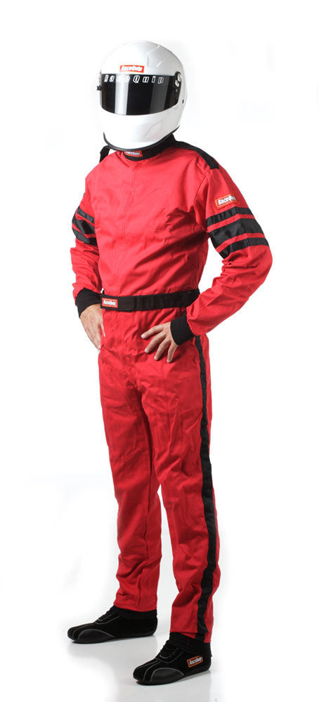 SFI-1 1-L Suit Red Large - 110015RQP
