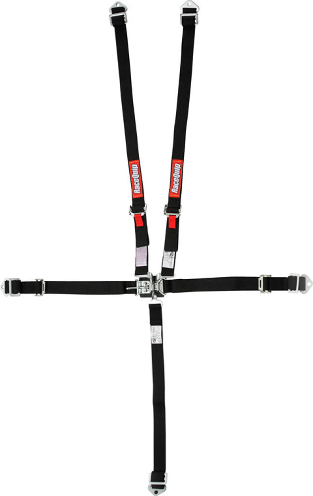 Jr L & L 5-Point Harness Set Black - 709009RQP
