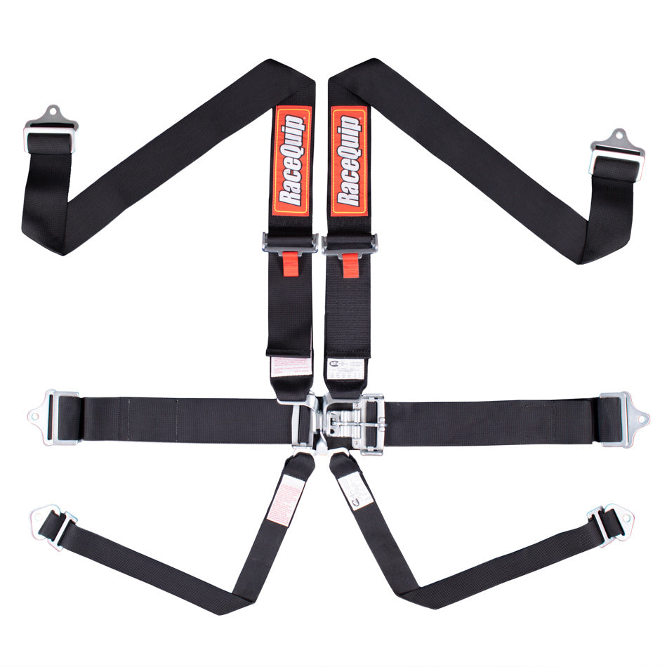 Latch & Lock 6-Point Harness Black - 712002RQP