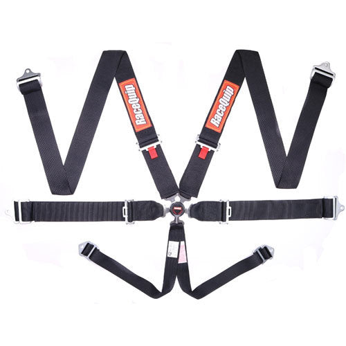 Camlock 6-Point Pd Lap Belts Black - 743003RQP