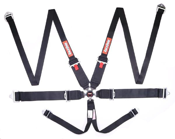 Camlock 6-Point Pd Lap Belts Black - 746006RQP