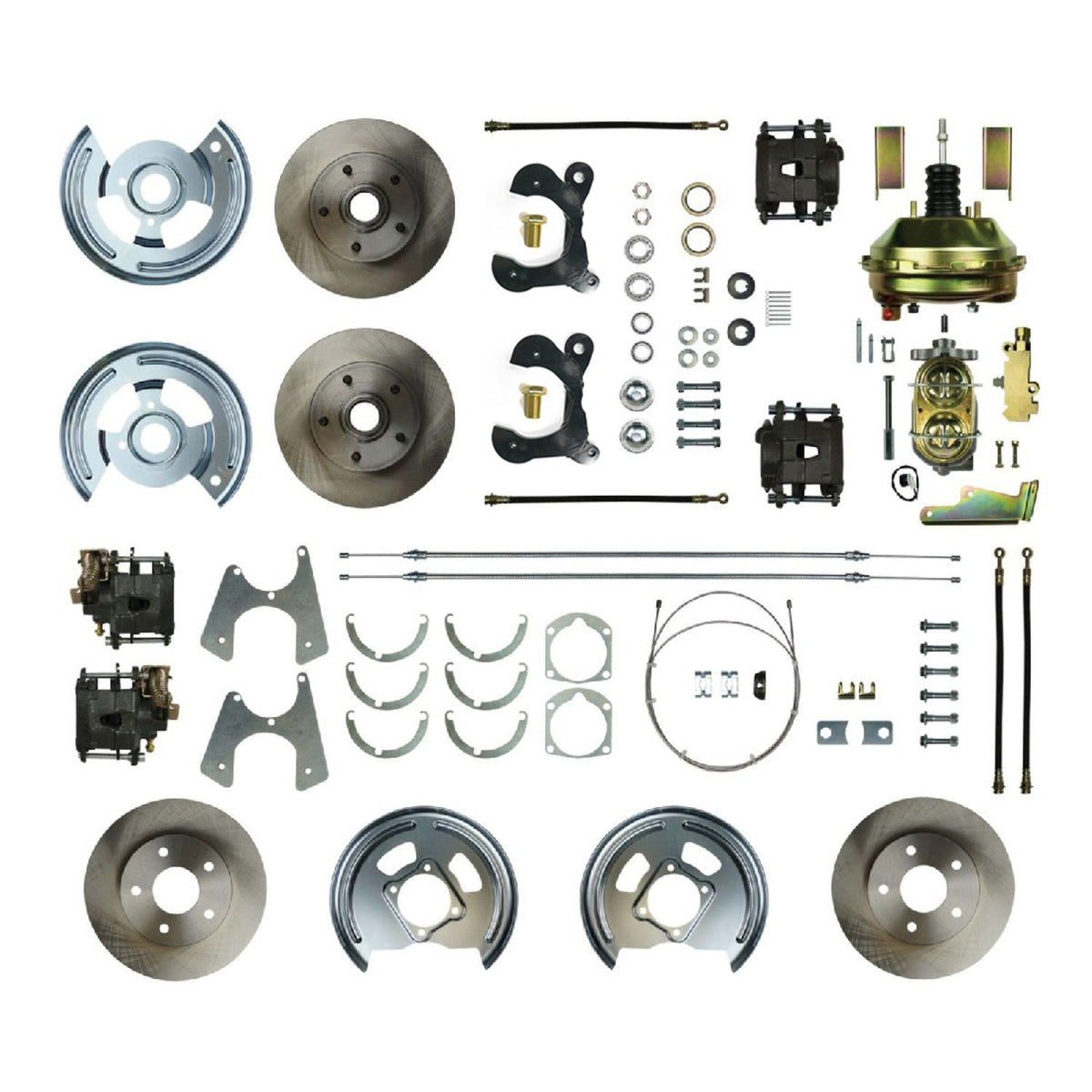 55 - 57 Full Size Chevy Power Brake Conversion - FSC554DCC