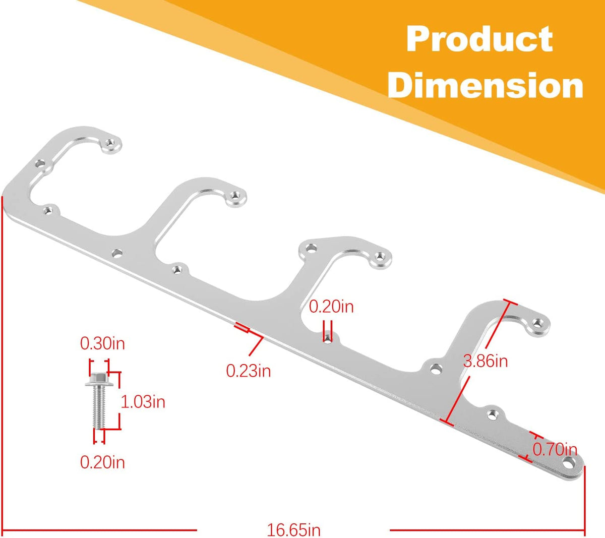 Bull Boost Performance 5.3L LS Square Coil Brackets Valve Cover For D581 D514A D510C 12558693 LSX...
