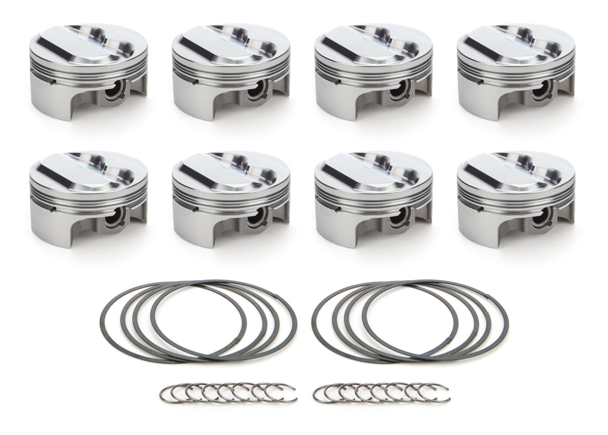 SBC Dome Piston Set 4.040 Bore + 7.6cc - 1000176