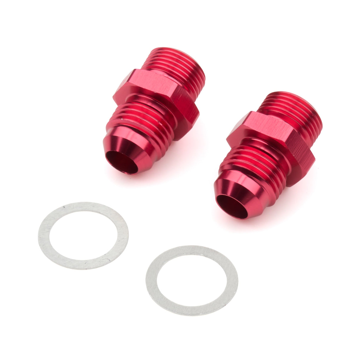 6AN Male Single Feed Holley Fitting (2 PACK) - 640200