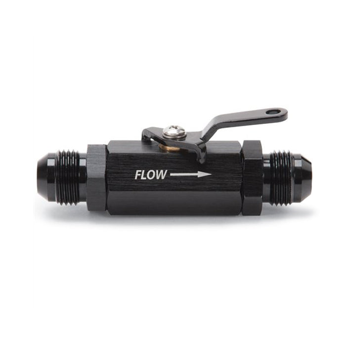 Shut-Off Valve 10an Male Black Finish - 650653
