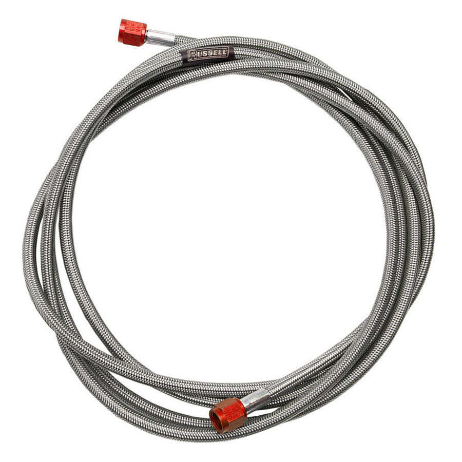 4AN Premade PTFE Hose 2ft Red Ends - 658300