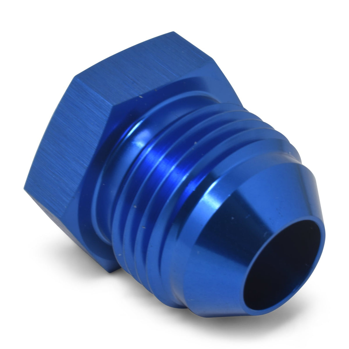 8AN Flare Plug Adapter Blue - 660200