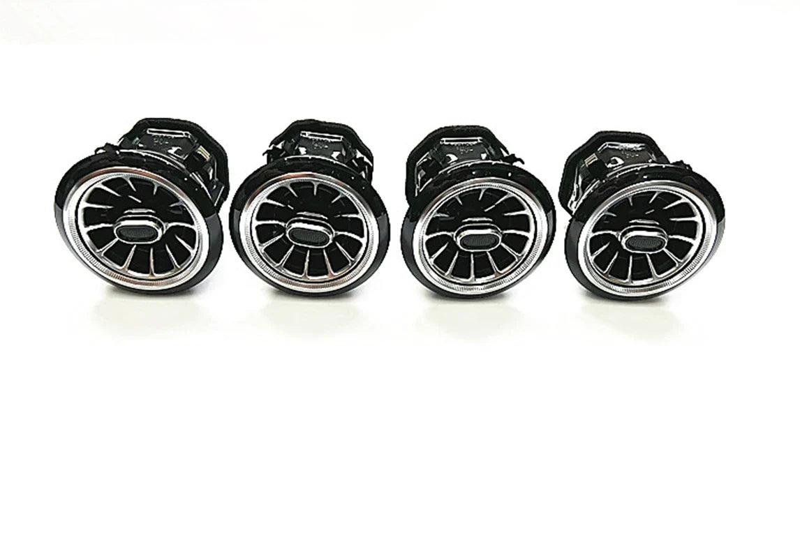 The dashboard air conditioning vent LED 64-color turbo vent is suitable for Hummer H2