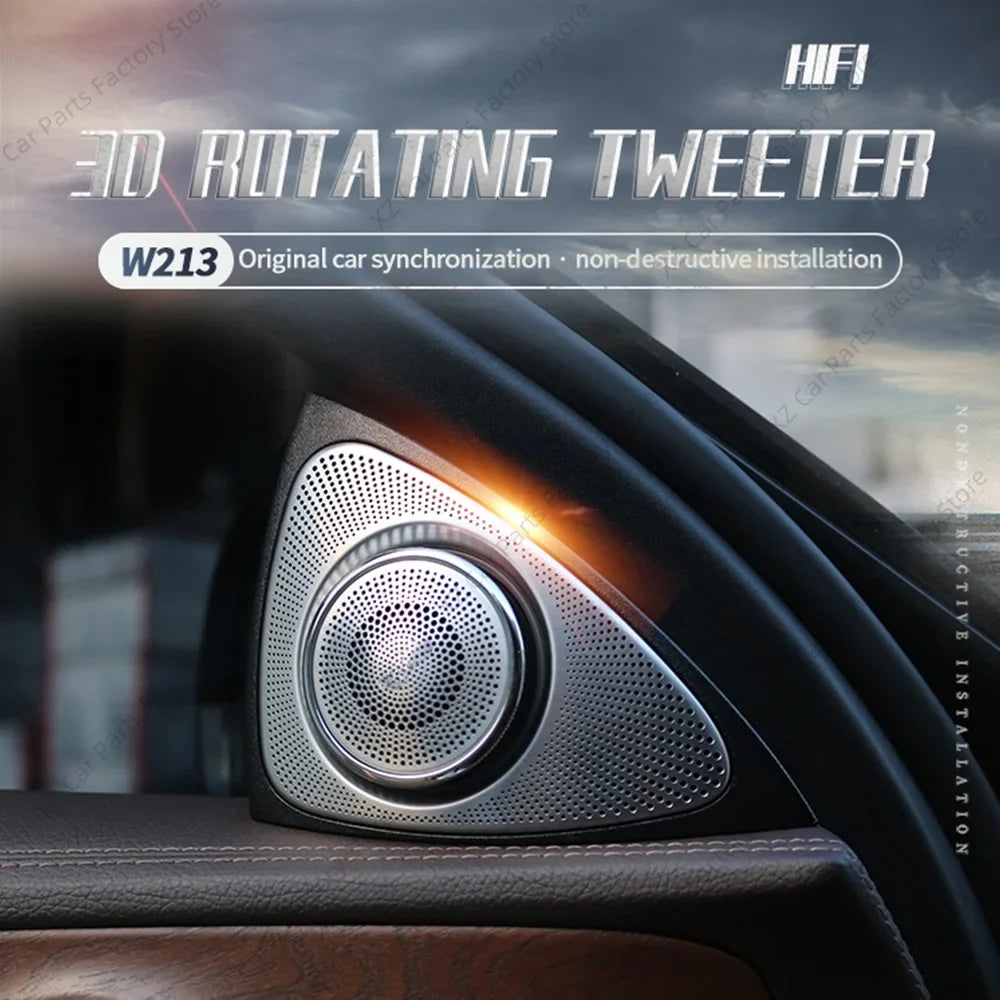 Rapid Vehicles For Mercedes-benz C Glc E S W205 W213 W222 X253 64 Colors Led Rotating Tweeter...