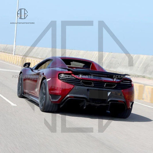 Rapid Vehicles For Mclaren MP4-12C Rear Bumper Side Skirts Rear Lip And Rear diffuser Kit Body...