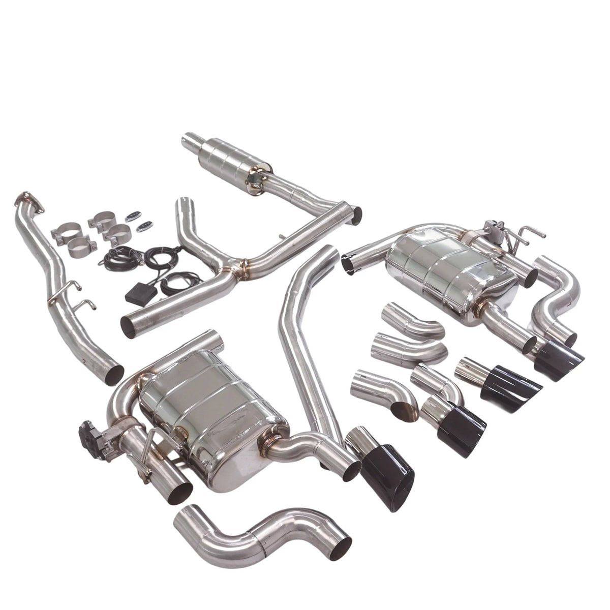 Rapid Vehicles GFC Catback Exhaust Muffler for 2018 10th Gen Honda Civic FC1 1.5T, Car Electric...