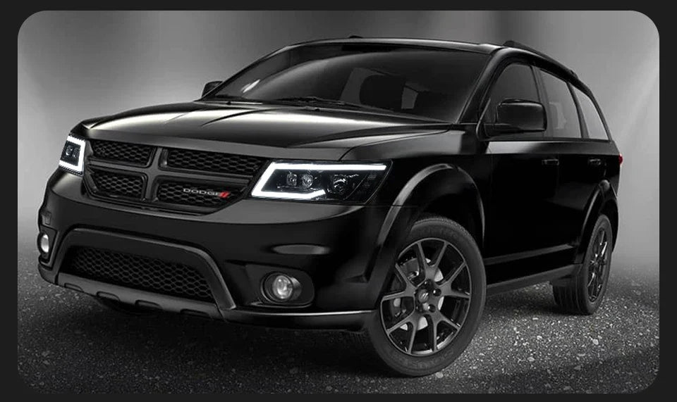 AKD Car Styling for Dodge JCUV Journey 2009-2016 LED Headlight Fiat Freemont LED DRL Hid Angel Eye Bi Xenon Beam Accessories