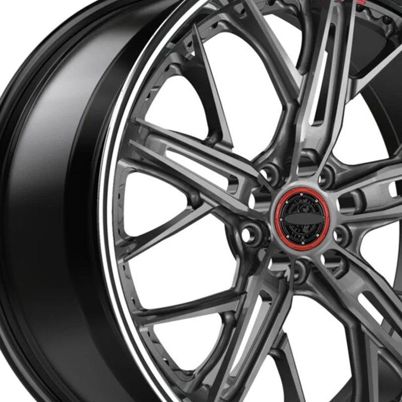 Rapid Vehicles Forged 5x130 5x114.3 5x112 18 20 22 24 26 Inch Gloss Black Forged Wheel for bmw...