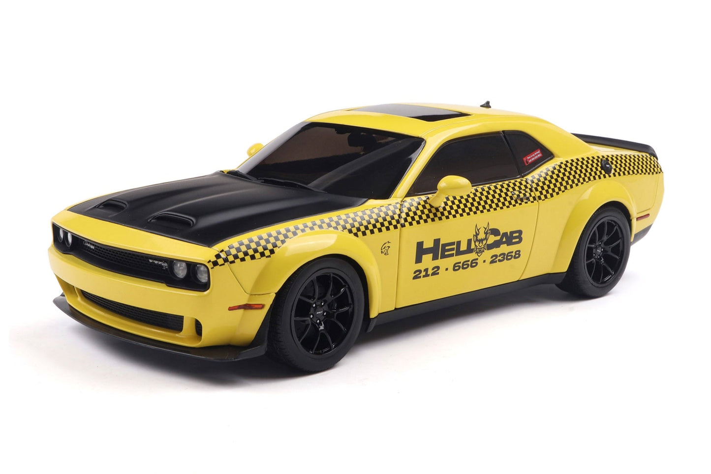 Solido 2023 Dodge Challenger SRT Hellcat Widebody NYC Taxi "Hellcab" Yellow 1:18