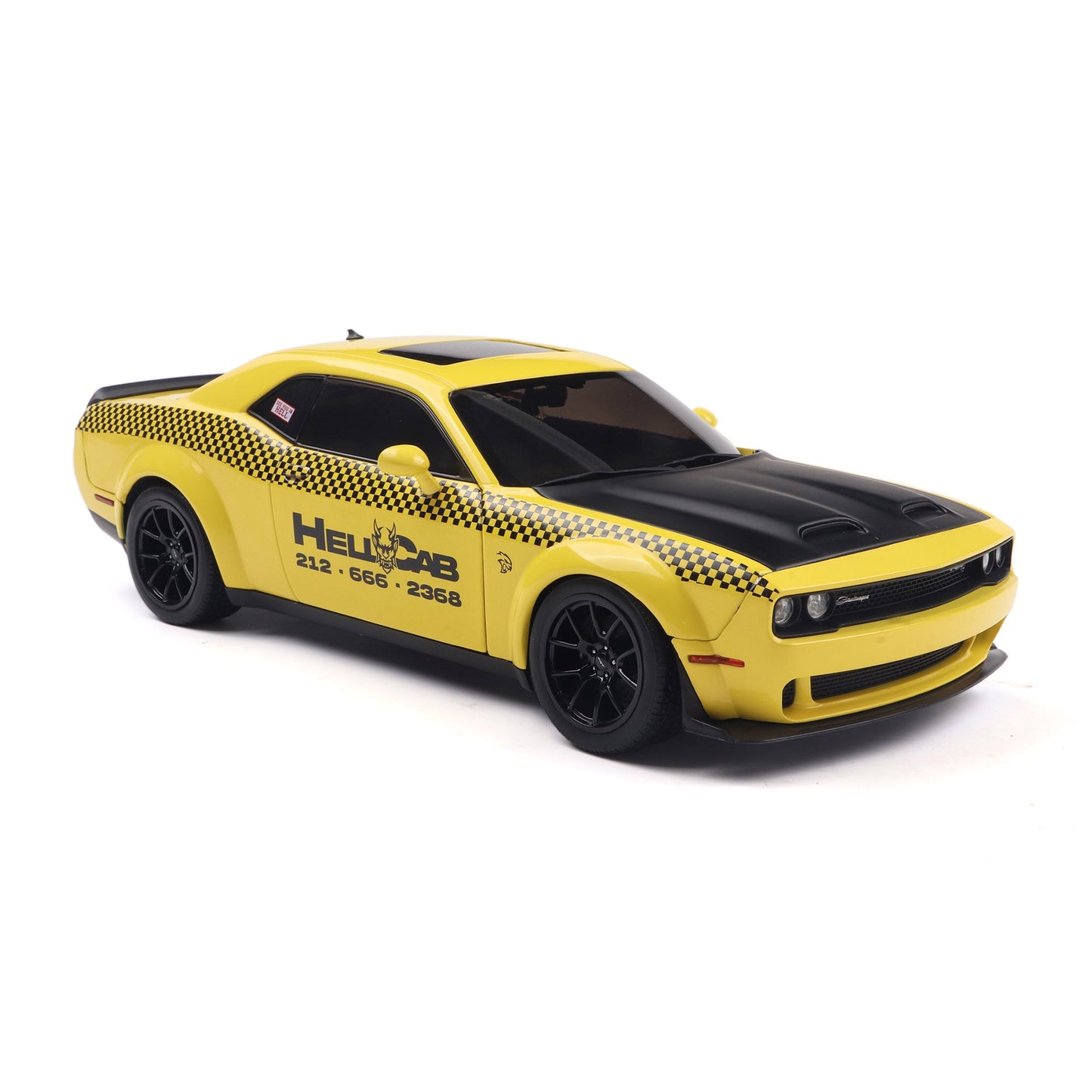 Solido 2023 Dodge Challenger SRT Hellcat Widebody NYC Taxi "Hellcab" Yellow 1:18