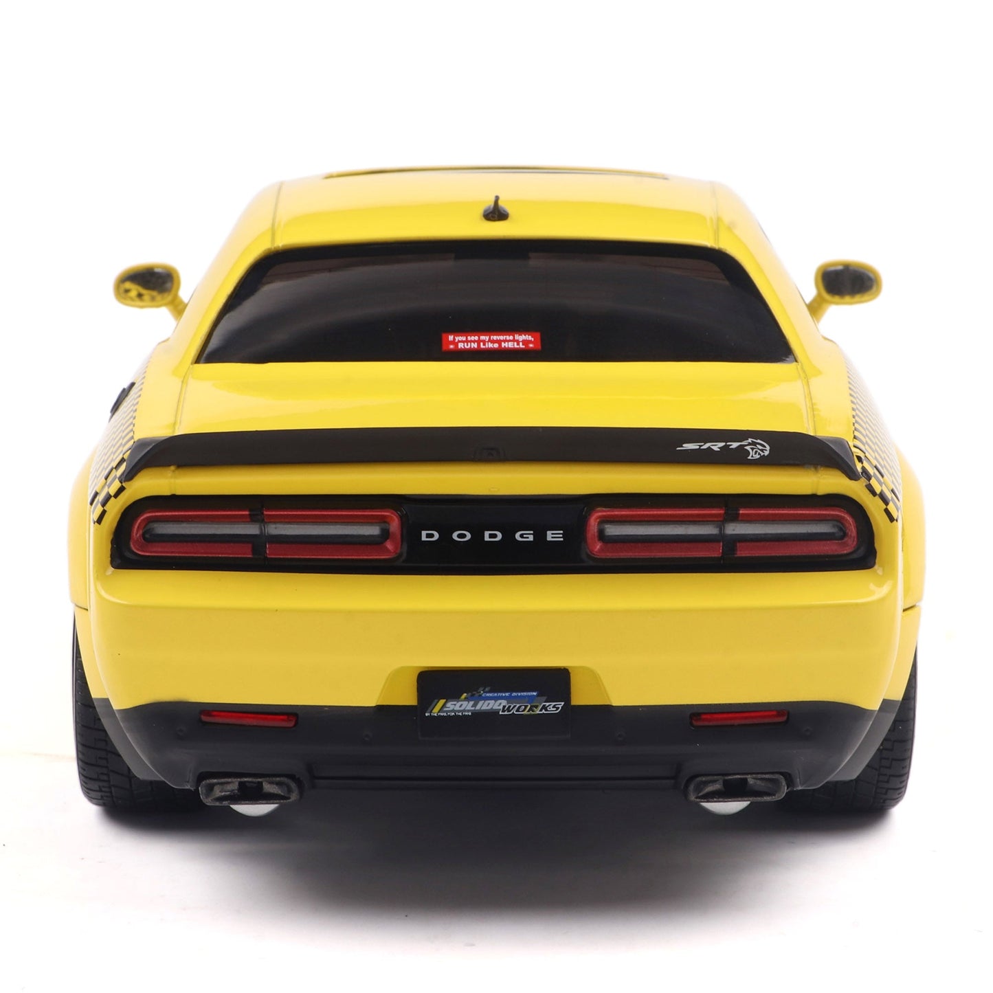 Solido 2023 Dodge Challenger SRT Hellcat Widebody NYC Taxi "Hellcab" Yellow 1:18