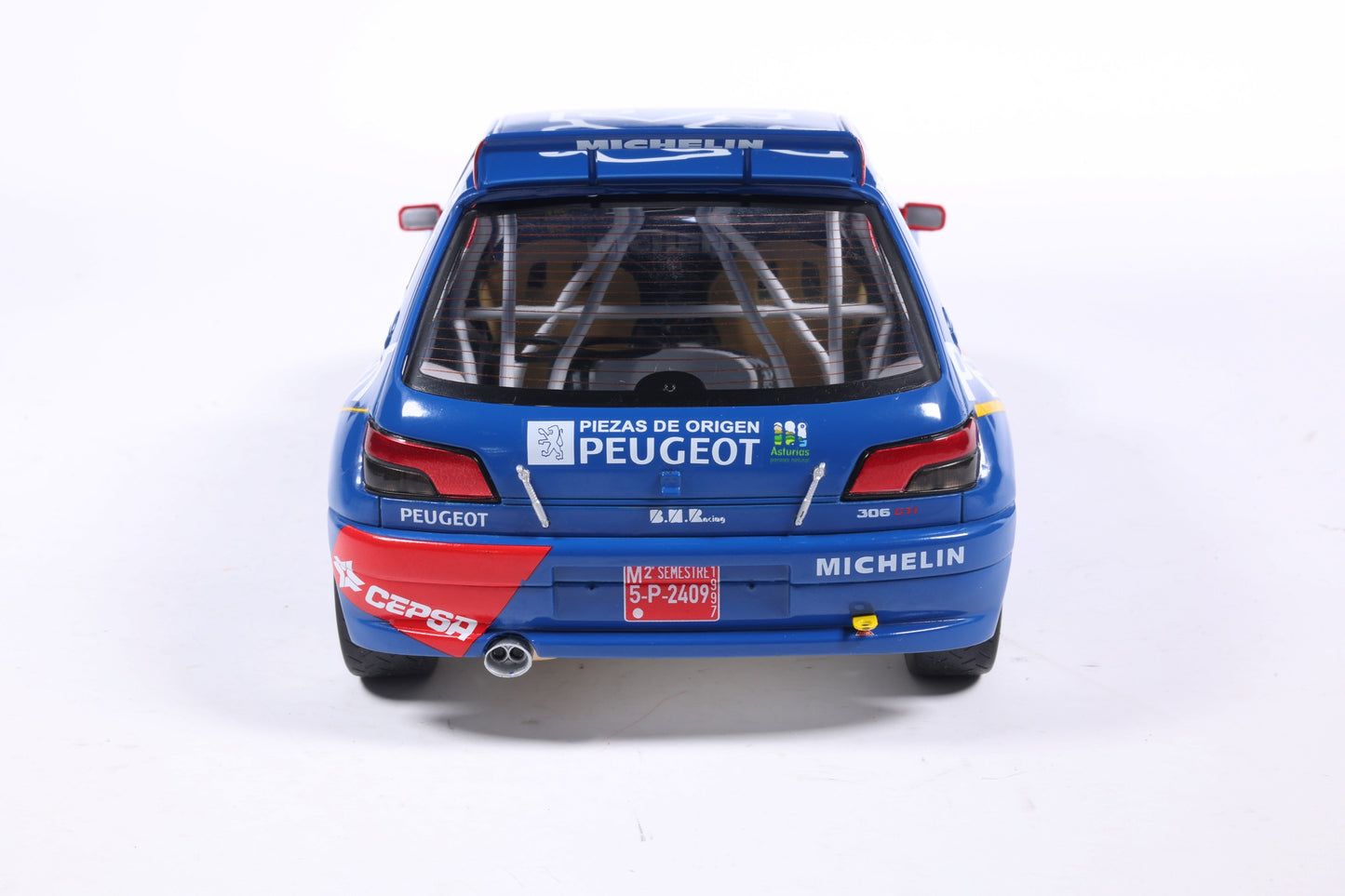 Solido 1:18 Peugeot 306 Maxi #2 Rally De Aviles 1997 Blue 1:18