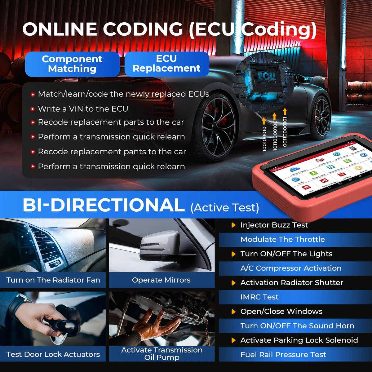 Rapid Vehicles New LAUNCH X431 PROS V5.0 Car Diagnostic Tools Automotive OBDII Scan Tool Auto...