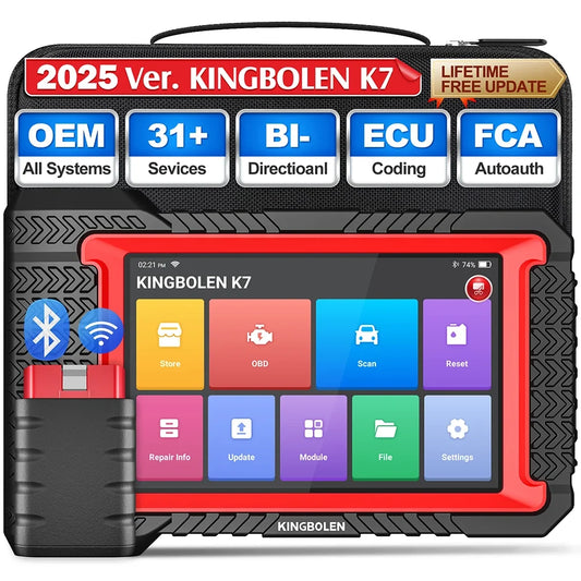 Rapid Vehicles KINGBOLEN K7 Car Diagnostic Tools All System ECU Coding Bidirectionnal 28 Service...