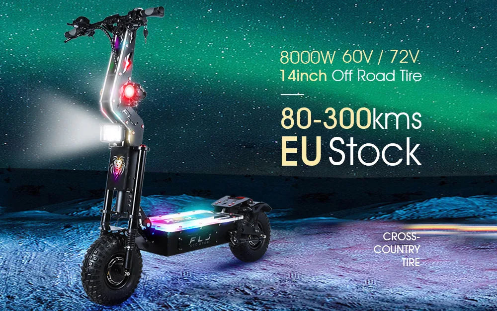 Obarter D5 Electric Scooter - 5000W, 70km/h Max Speed, Removable Battery