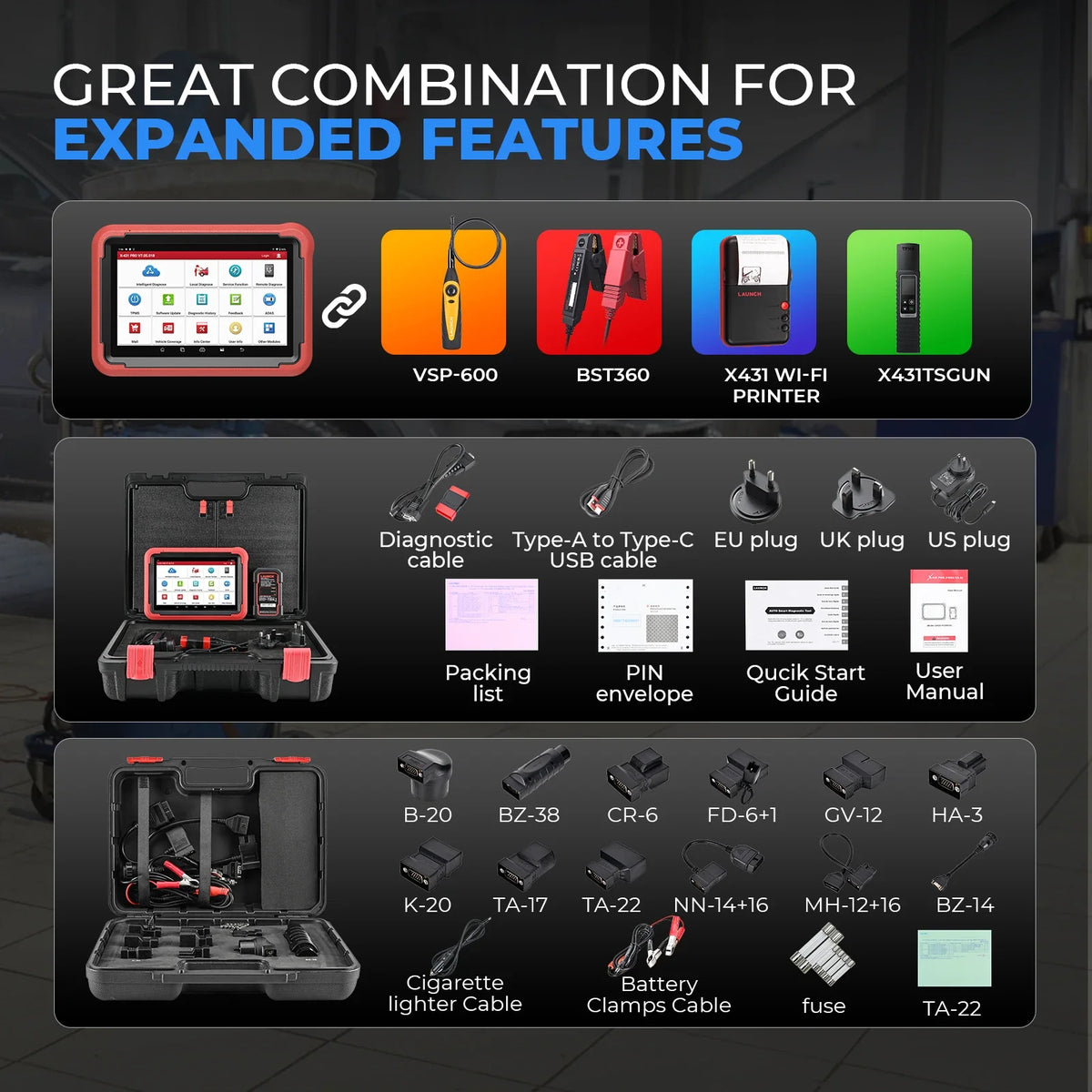 Rapid Vehicles New LAUNCH X431 PROS V5.0 Car Diagnostic Tools Automotive OBDII Scan Tool Auto...