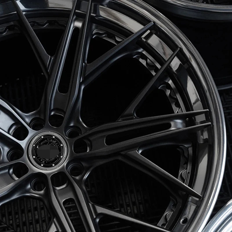 Rapid Vehicles Forged 5x130 5x114.3 5x112 18 20 22 24 26 Inch Gloss Black Forged Wheel for bmw...