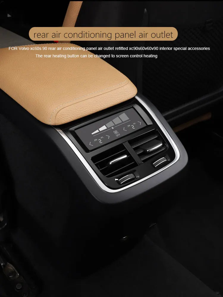 Rapid Vehicles Car accessories For Volvo XC60XC90S60V60V90S 90 rear exhaust air outlet touch...