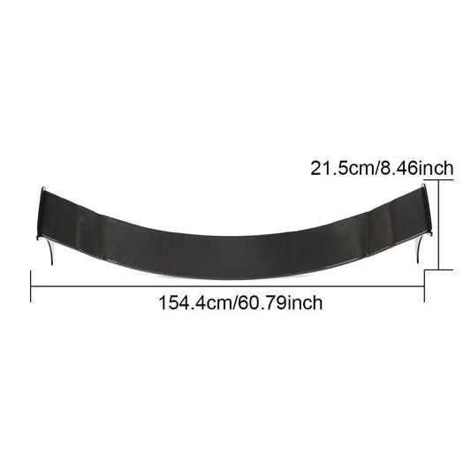 Rapid Vehicles Dry Carbon Fiber Rear Trunk Wing Spoiler For Porsche 911 991 Turbo S 2-Door 2014-2016