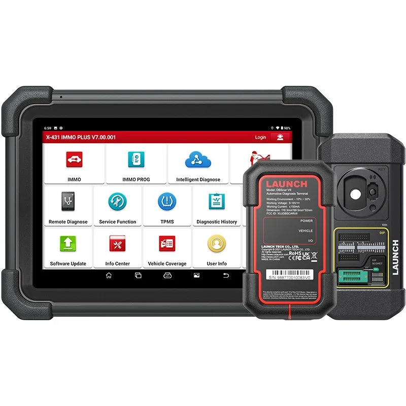 N LAUNCH X431 IMMO Plus Car Key Programmer Programming Tool Automotive Diagnostc Scanner Autoscanner Auto Diagnost Immobilizer