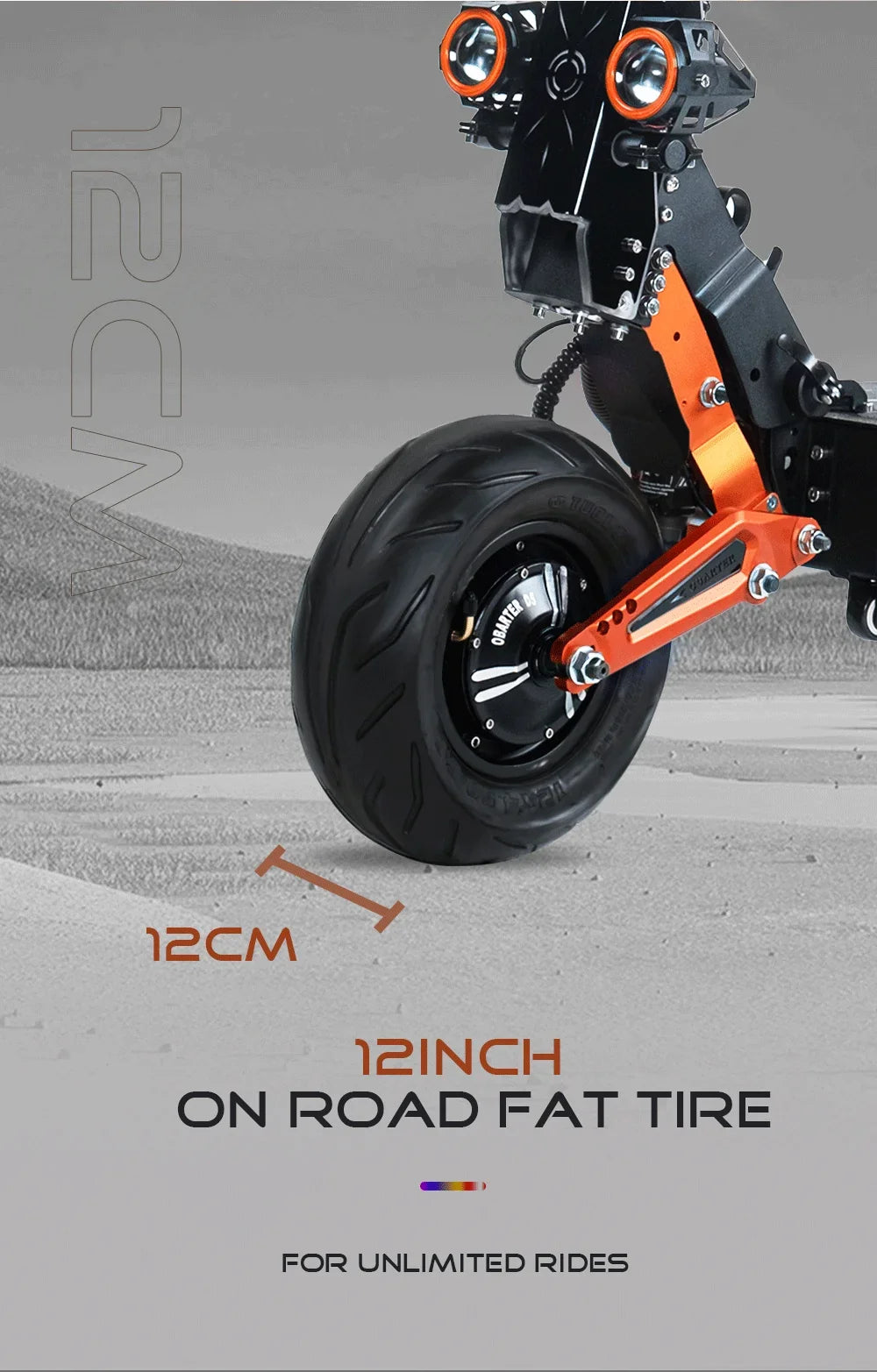 Obarter D5 Electric Scooter - 5000W, 70km/h Max Speed, Removable Battery