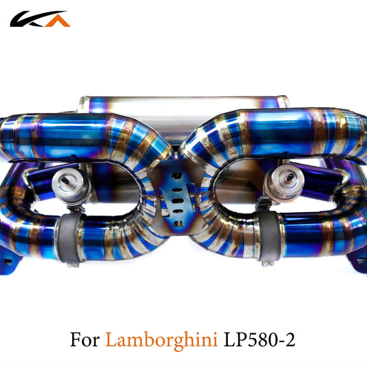 Rapid Vehicles KA Tuning exhaust system titanium alloy catback for Lamborghini LP580-2 5.2L rear...