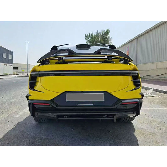 Rapid Vehicles Dry Carbon Fiber Car Front Lip Rear Diffuser spoiler Side Skirts Fender Splitters...