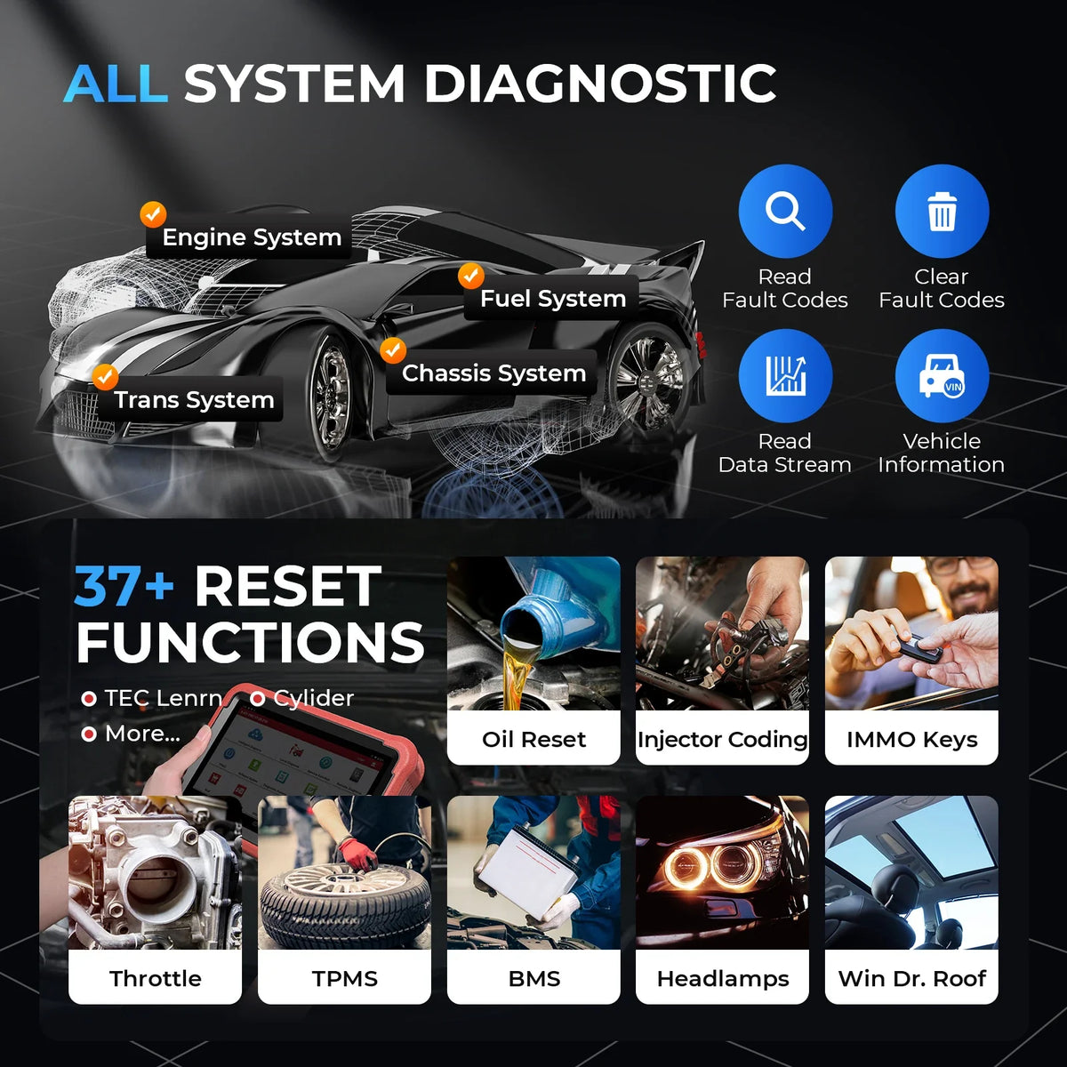 Rapid Vehicles New LAUNCH X431 PROS V5.0 Car Diagnostic Tools Automotive OBDII Scan Tool Auto...