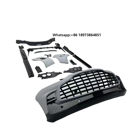 Rapid Vehicles Facelift Car Front Bumper Grilles Rear Bumpers Exhaust Pipes Side Skirts Carbon...