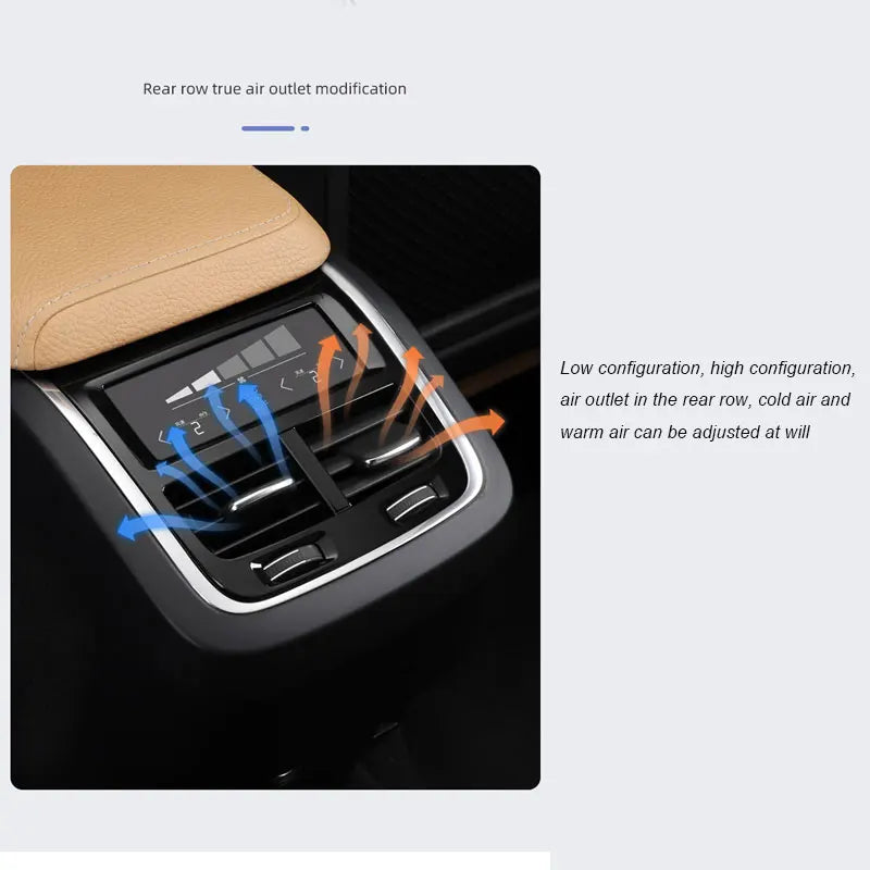 Rapid Vehicles Car accessories For Volvo XC60XC90S60V60V90S 90 rear exhaust air outlet touch...