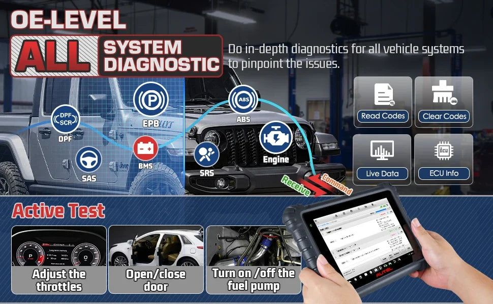 Rapid Vehicles Autel MK906 PRO MK906Pro Автомобильный диагностический инструмент с аппаратным...