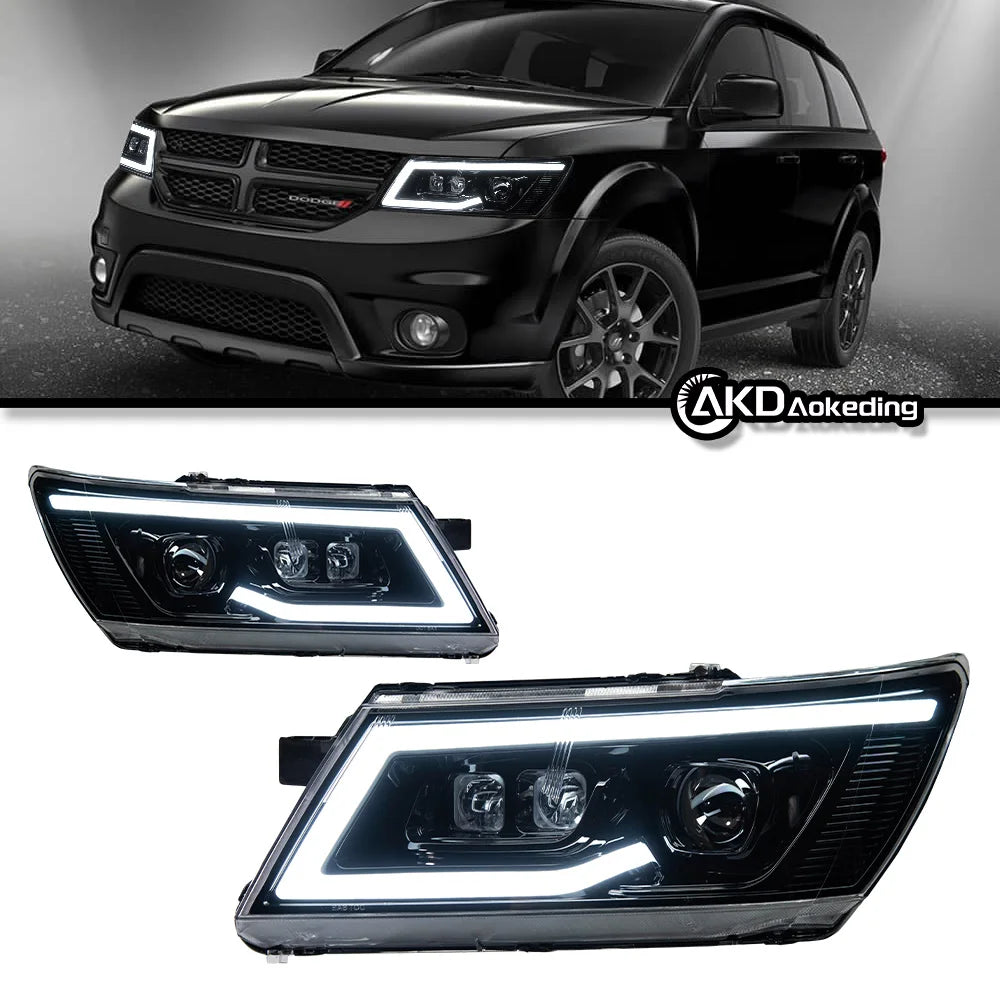 Rapid Vehicles AKD Car Styling for Dodge JCUV Journey 2009-2016 LED Headlight Fiat Freemont LED...