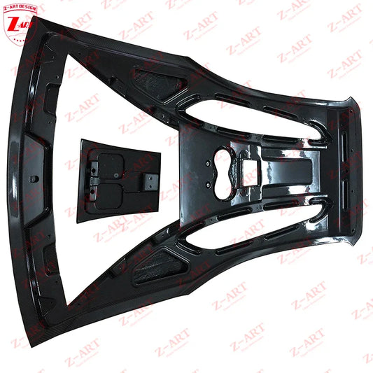 Rapid Vehicles Z-ART 540 Dry Carbon Fiber Engine Cover for Mclaren 540 Carbon Fiber Engine Bonnet...